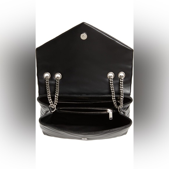 Yves Saint Laurent Medium Loulou Matelasse Leather Shoulder Bag/Wallet Combo - Picture 15 of 15